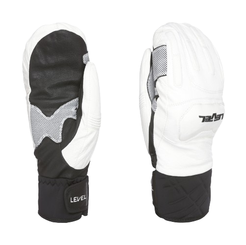 LEVEL Race Mitt Black-White - 2024/25