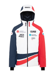 Geacă de schi pentru bărbați Colmar Replica Ski Jacket White/Navy Blu/Bright Red - 2025/26