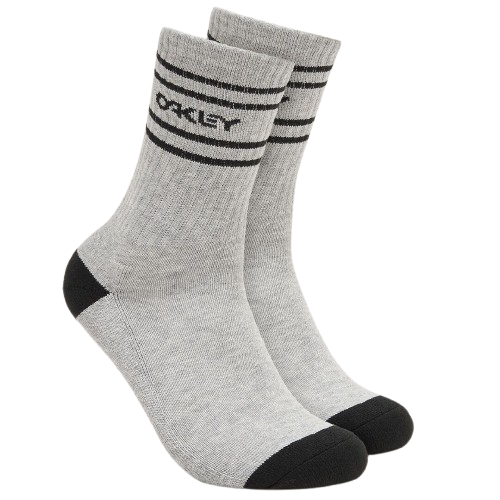 Șosete Oakley Icon B1B Socks 2.0 New Granite HTHR/Black