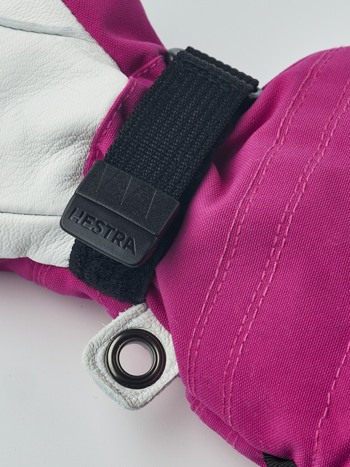 Mănuși Hestra Army Leather Heli Ski Jr. Fuchsia - 2025/26