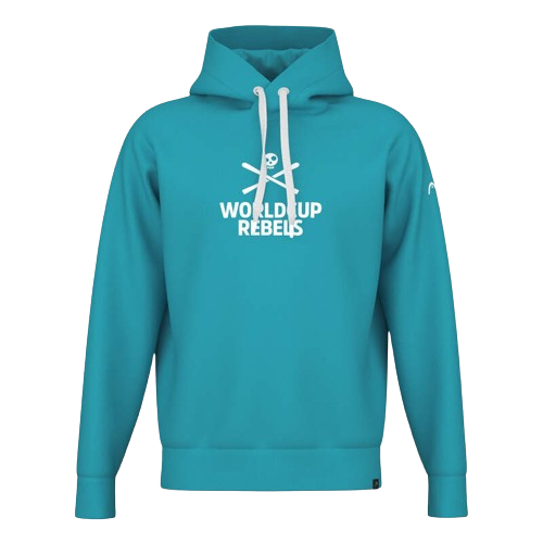 Tricoul cu glugă HEAD Race Hoodie Blue  - 2024/25