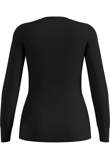 Tricou Termic Odlo Active Warm BL Top Crew Neck L/S Woman Black - 2025/26