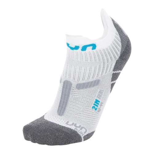 șosete de alergare UYN Man Run 2IN Socks White/Grey