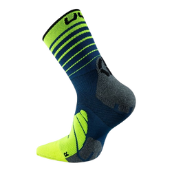 Șosete de exterior UYN Man Runner's Five Socks Blue/Yellow Fluo