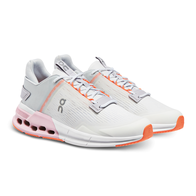 Pantofi pentru femei On Running Cloudnova Flux Undyed White/Zephyr