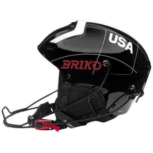 Cască Briko Slalom 2.0 Italia Shiny Black/White - 2025/26
