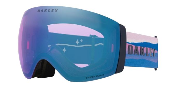 Ochelari de schi Oakley Flight Deck Pro L Mikaela Shiffrin Sig/Prizm Snow Iced Iridium + Additional lens Prizm Snow Sapphire Iridium - 2025/26