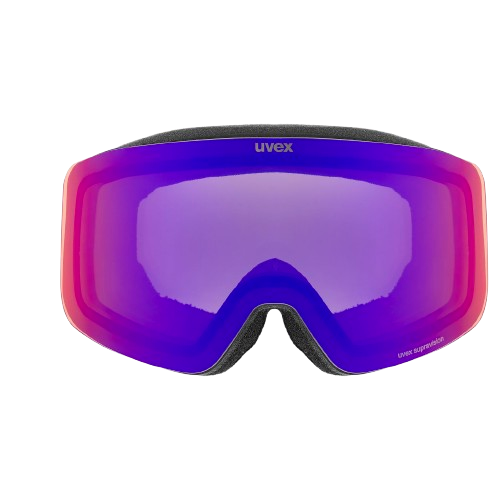 Uvex PWDR FM Black Matt/Mirror Ruby - 2025/26