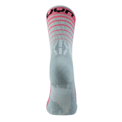 Șosete de exterior UYN Woman Runner's Five Socks Light Grey/Pink