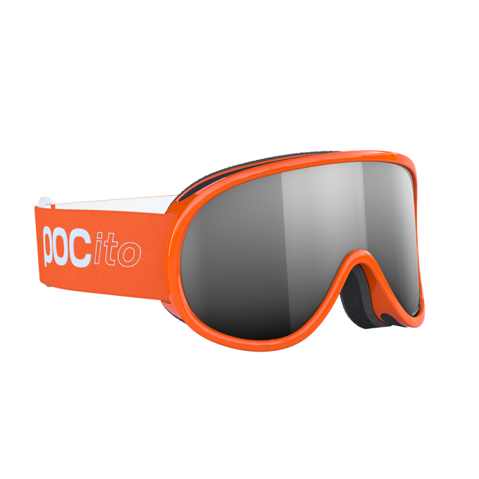 Ochelari de protecție POC Pocito Retina Fluorescent Orange/Partly Sunny Silver - 2025/26