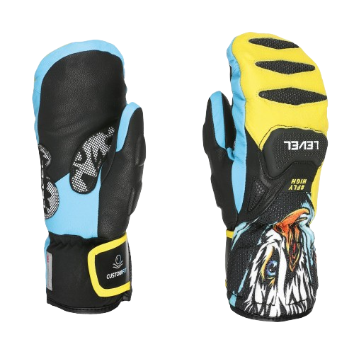 Level SQ JR CF Mitt Yellow/Blue - 2025/26