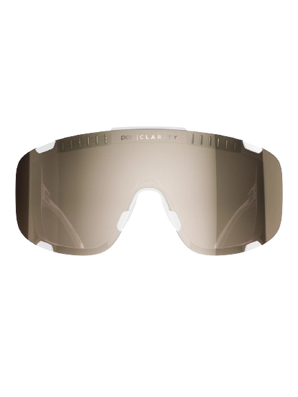 Ochelari de soare POC Devour Hydrogen White/Clarity Trail /Partly Sunny Silver