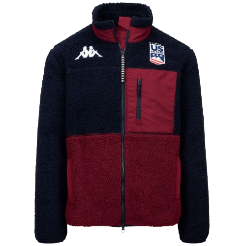 Tricou Kappa 3CENTO 326 US Blue Baritone/Red Pomegranate - 2025/26