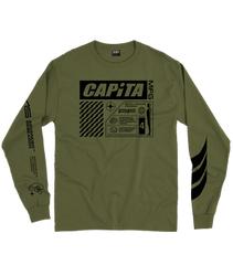 Tricou cu Mâneci Lungi Capita Mental Long Sleeve Tee Olive Drab - 2024/25
