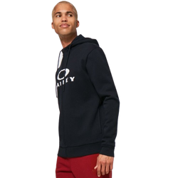 Hanorac Oakley Bark FZ Hoodie 2.0 Black/White