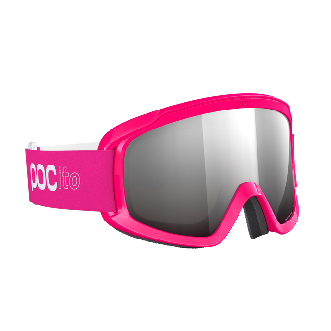 Ochelari de protecție POC POCito Opsin Fluorescent Pink/Partly Sunny Silver - 2025/26