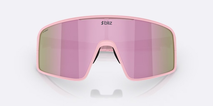 Ochelari de vedere BLIZ P001 Frame Matte Powder Pink with Brown W Rose Multi Lenses