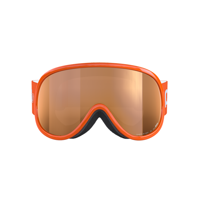 Ochelari de protecție POC Pocito Retina Fluorescent Orange/Partly Sunny Light Orange - 2025/26