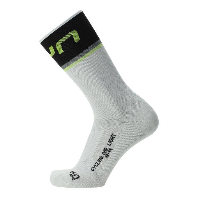 Sosete de Ciclism UYN Man Cycling One Light White/Black