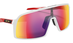 Oakley Sutro Custom Polished White Frame / Prizm Road Iridium Lenses