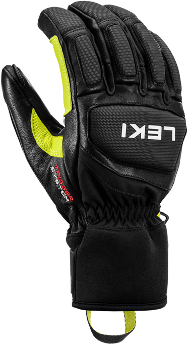 Mănuși LEKI Griffin Pro 3D Black/Neon - 2025/26
