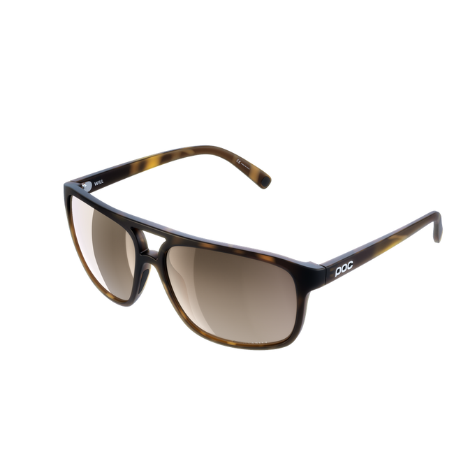 Ochelari de protecție POC Will Tortoise Brown/Clarity Trail/Partly Sunny Silver