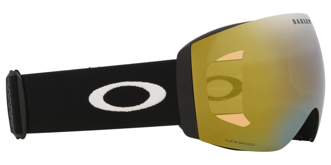 Ochelari de schi Oakley Flight Deck Pro L Matte Black/Prizm Sage Gold Iridium + Additional lens Prizm Snow Iced Iridium - 2025/26