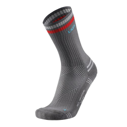 Șosete de exterior UYN Unisex All Round Socks Grey/Red