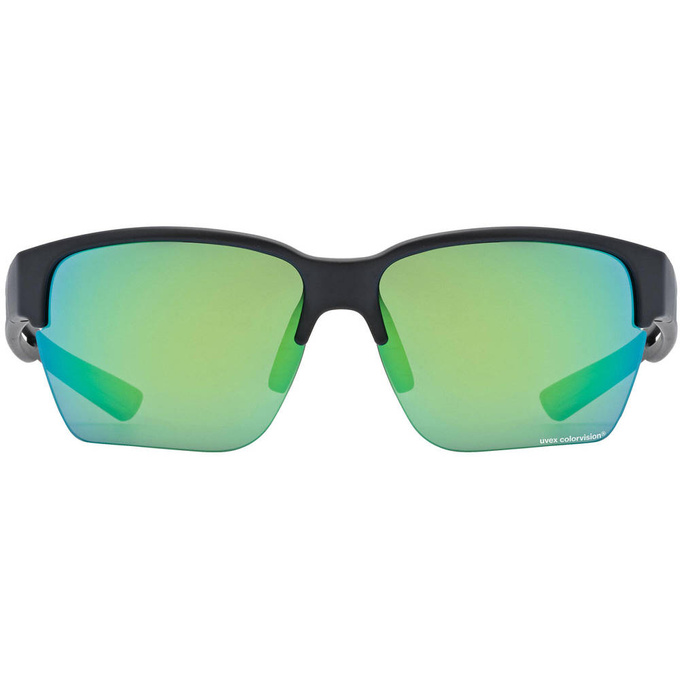 Ochelari de soare Uvex Sportstyle 805 CV Black Mat/Mirror Green - 2023