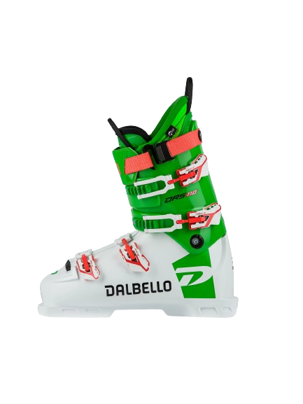 Clapari schi Dalbello DRS 110 White/Green Race - 2024/25