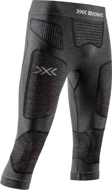 Pantaloni termoactivi X-Bionic Symbio Merino Pants 3/4 Men Rhino Grey - 2024/25