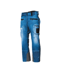 Pantaloni de schi ENERGIAPURA catifea culoare turcoaz Lady