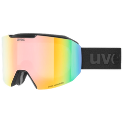 Uvex Evidnt ATTRACT V Black Matt/Mirror Rainbow + spare lens - 2025/26