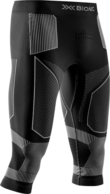 Pantaloni termoactivi X-Bionic Energy Accumulator Light Pants 3/4 Men Black/Light Grey - 2024/25