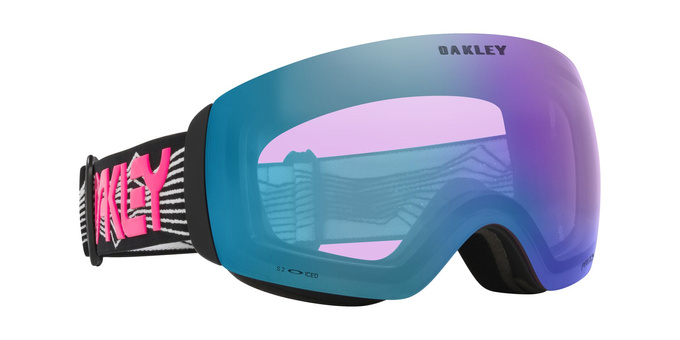 Ochelari de schi Oakley Flight Deck M Black Wired/Prizm Snow Iced Iridium - 2025/26