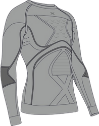 Cămașă termică X-bionic Energy Accumulator 4.0 Shirt LG SL Men Seal Grey/Light Grey - 2024/25
