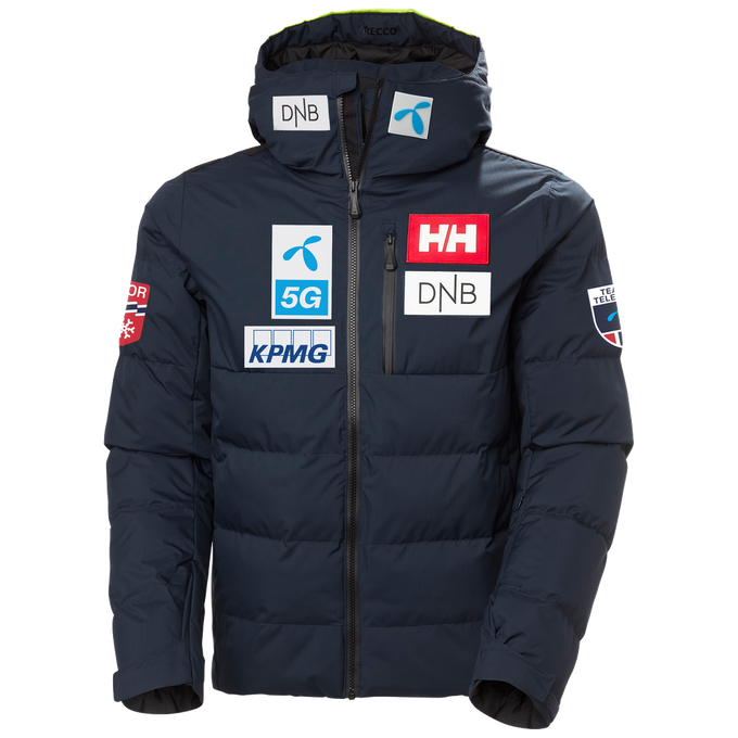 Jacheta de schi Helly Hansen Kvitfjell Race Puffy Jacket Navy NSF Team - 2024/25