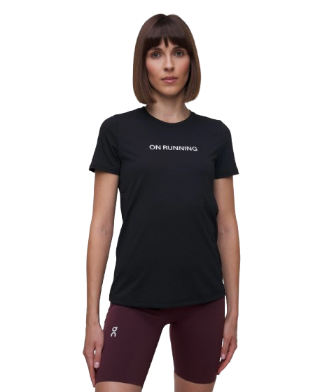 Tricou On Running RUN ON-T Women Black - 2025