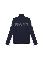 Polar pentru femei Colmar Full Zip Stretch Fleece White/Blue - 2025/26