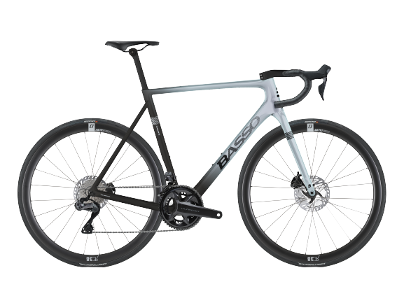Bicicleta de drum Basso Diamante Ultegra Di2 Fade Opal White/Microtech RE38 - 2023