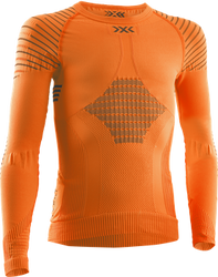 X-bionic Invent 4.0 Shirt LG SL JR Sunset Orange/Anthracite - 2024/25