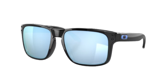 OAKLEY Holbrook Prizm Deep Water Polar Lenses/Polished Black Frame