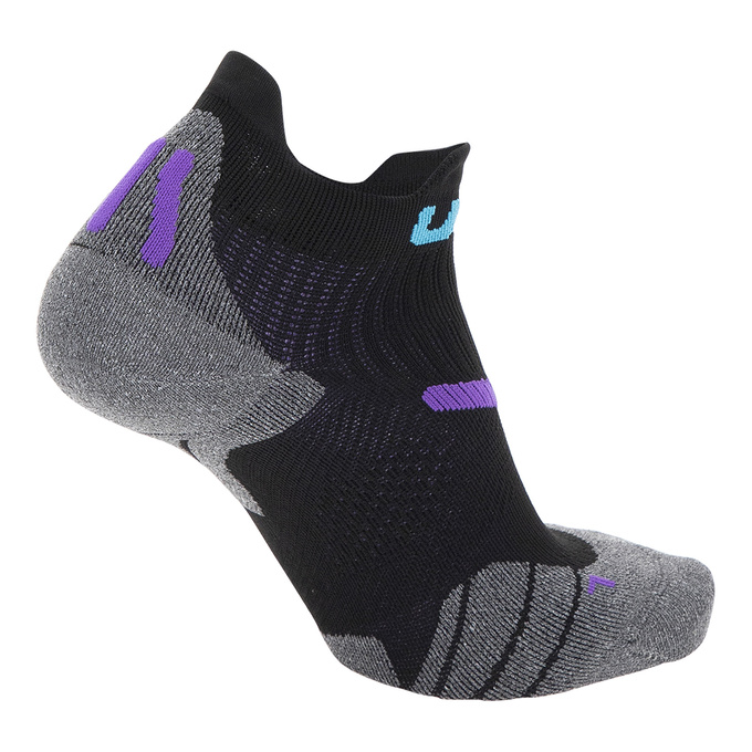 șosete de alergare UYN Woman Run 2IN Socks Black/Violet