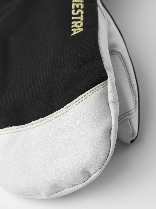 Mănuși Hestra Army Leather Gore-Tex Mitt Black/Natural Grey - 2025/26