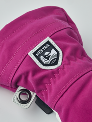Mănuși Hestra Army Leather Heli Ski Jr. Fuchsia - 2025/26