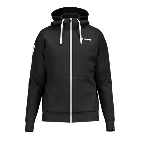 Tricoul cu glugă HEAD Hoodie FZ Unisex Black - 2025/26