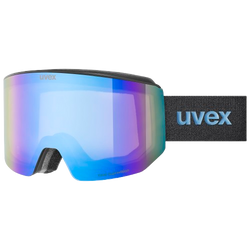 Uvex lace ATTRACT FM Black Matt/Mirror Blue + spare lens - 2025/26
