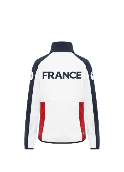 Softshell pentru femei Colmar Replica Softshell Jacket White/Navy/Bright Red - 2025/26