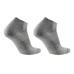 Șosete de exterior UYN Unisex All Round Low Cut 2Pack Grey Mel/Grey/Mel