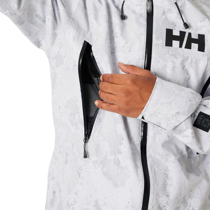 Geaca de ski Helly Hansen Sogn Shell 2.0 Jacket Grey Fog Snow Camo Aop - 2024/25 
